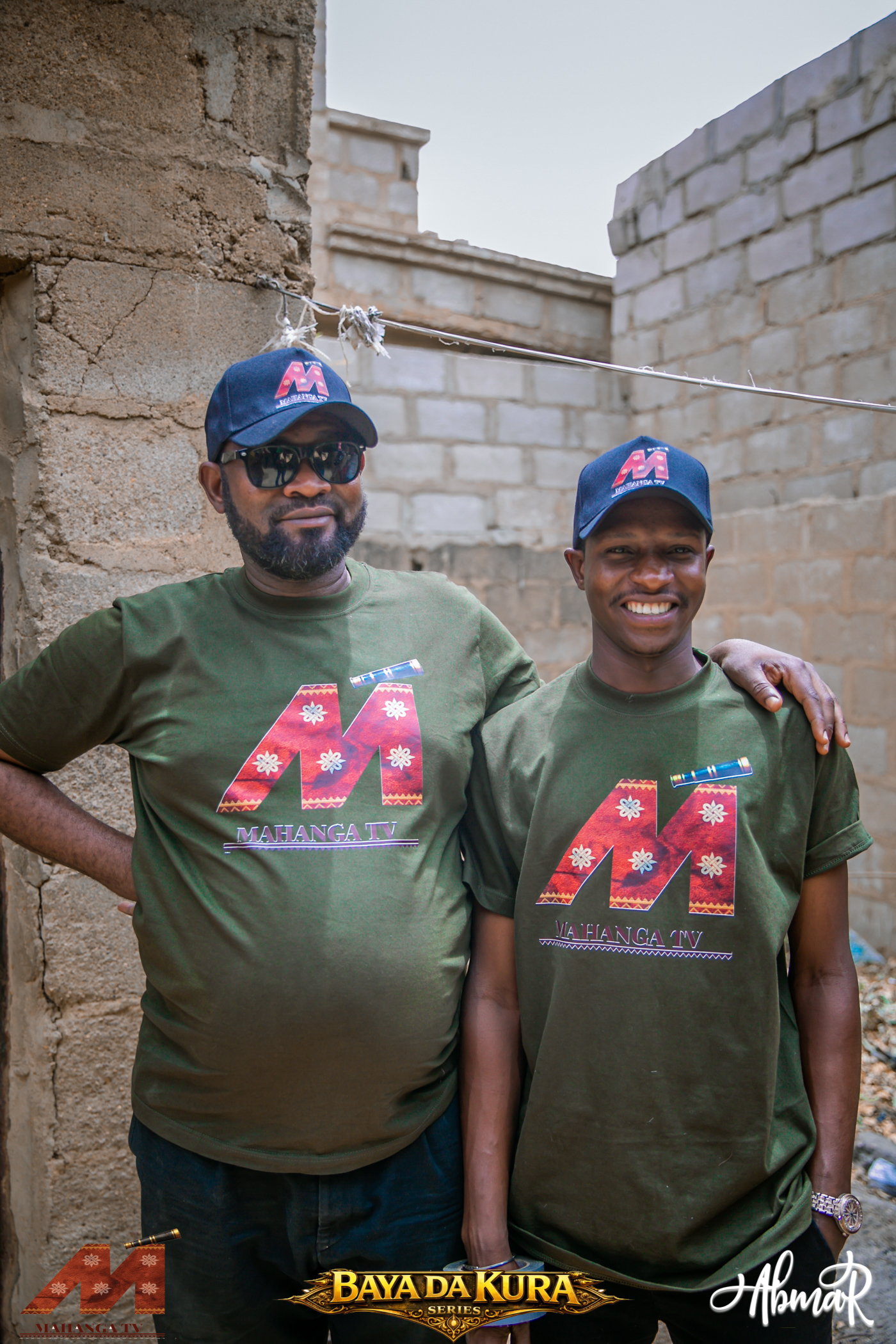 Mahanga TV production team on set